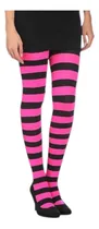 Comprar Pantimedia Media Rayada Disfraz Hallowen Lolita Naranja Negr