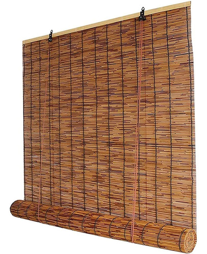 Cimoo Natural Bamboo Blinds Roller Shade Indoor Outdoor