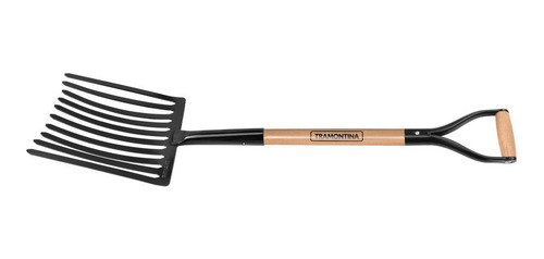 Forcado Pá Garfo Tridente 10 Dentes 71cm Tramontina 77128504