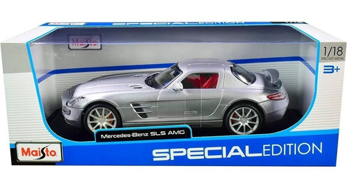 Mercedes Benz Sls Amg Alas Gaviota Maisto Escala 1/18 Nuevo