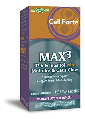 Terapia Enzimática Nature's Way Cell Forté Max3 Ip-6 E Inosi