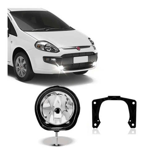 Farol Milha Auxiliar Neblina Fiat Punto 2012 2013 2014 Unid.