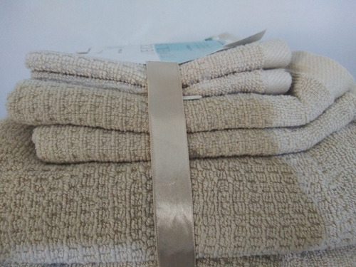 Juego De 6 Toallas Importadas 100%algodón Jessa Coleccion