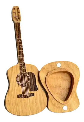 Funda De Madera Para Guitarra Acústica H