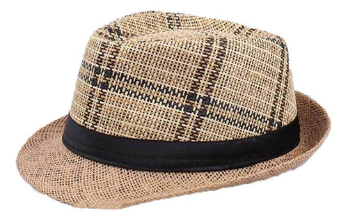 Sombrero Jazz Hat Straw Panama Gorra Sombrero Para El Sol Su