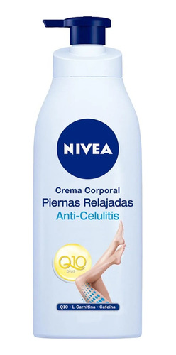 Crema Nivea Q10 Piernas Relajadas Anti Celulitis X 400ml