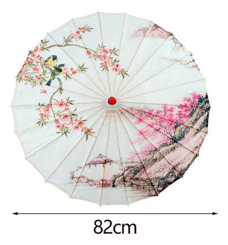  Sombrilla Danza Clásica Estilo Oriental 82 Cm Estilo B