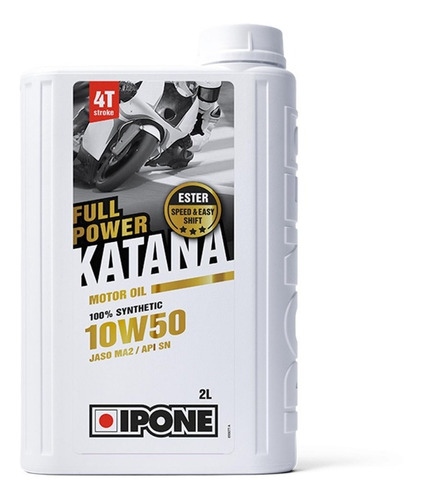 Ipone Full Power Katana 10w-50 - Aceite Motor 100% Sint. 2l 