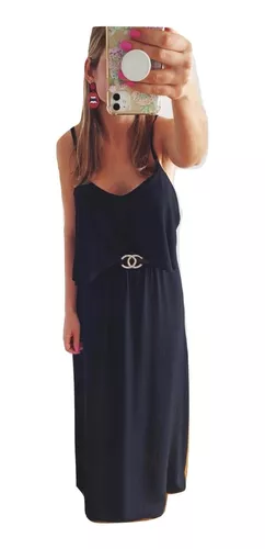 peso Detenerse Recitar Vestidos Largos Informales Mujer Casual Dia Fibrana Liso Estampado Playeros  Verano Colores Talles | MercadoLibre