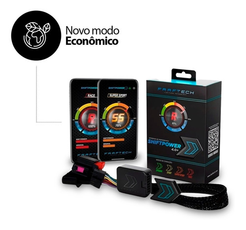 Imagem 2 de 5 de Power Shift Chip De Potência Acelerador Plug Play Bluetooth