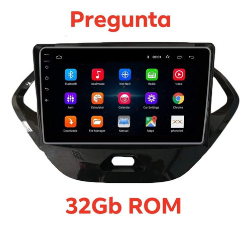 Estereo Pantalla Ford Figo Pantalla Android Radio Wifi Gps