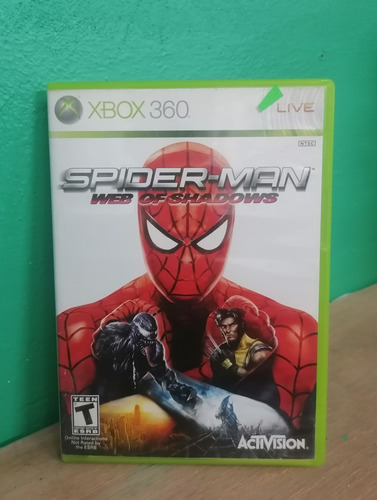 Spiderman Web Shadows Xbox 360 