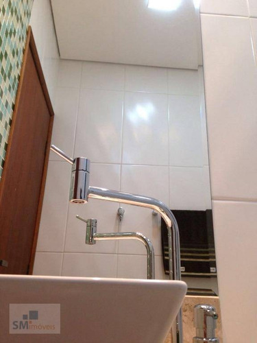 Cobertura Com 2 Dormitórios À Venda, 140 M² Por R$ 562.000,00 - Vila Pires - Santo André/sp - Co0162