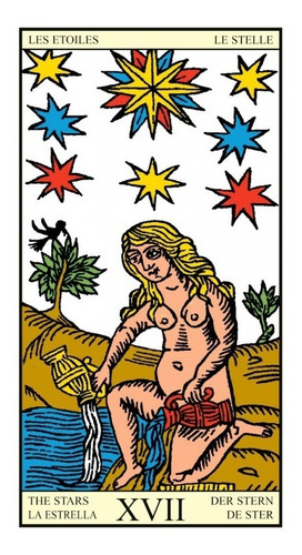 Imagen 2 de 6 de Tarot Of Marseille, Folleto Y 78 Cartas, Tarot De Marsella