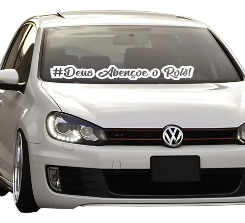 Adesivo Parabrisa Deus Abençoe O Role Frase Carro Rebaixado | MercadoLivre