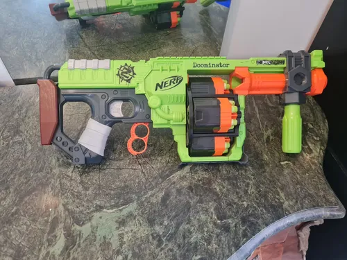 Lança Dardo - Nerf Zombie - Doominator - Hasbro | MercadoLivre