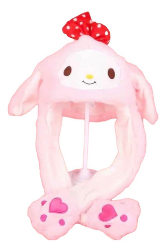 Gorro Felpa Conejo Conejito Orejas Móviles Kawaii 