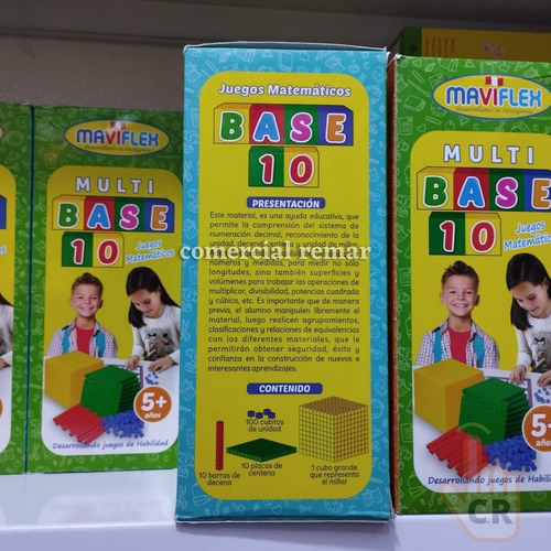 Multibase 10 Juego Didáctico En Caja 121 Piezas