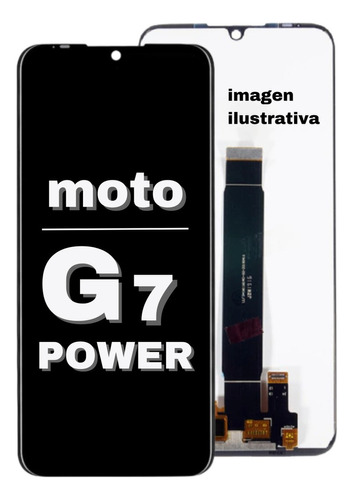 Modulo Pantalla Motorola G7 Power Xt1955 Display S/marco