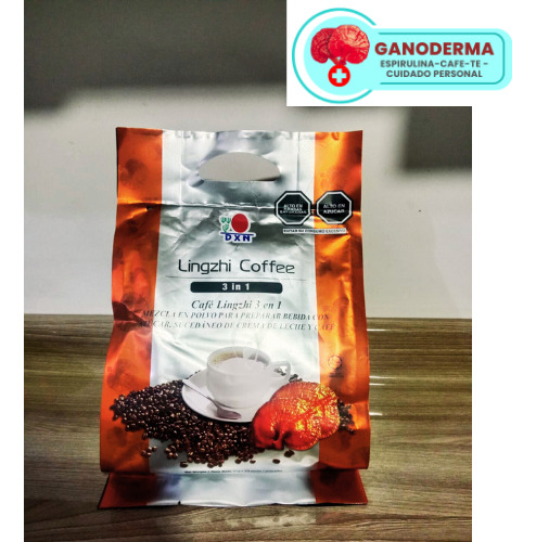 Café 3 En 1 Con Ganoderma Dxn - Bolsa Completa De 20 Sobres