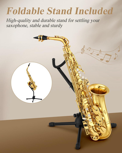 Saxofón Alto Estudiantil Eastar As-? En Mi Bemol Con