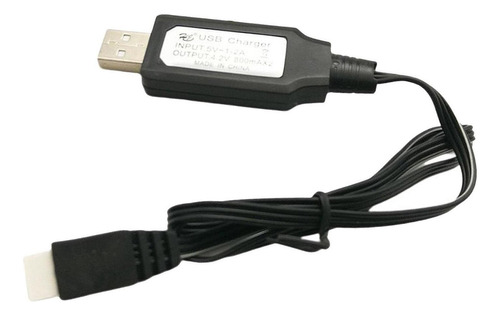 1pc 7.4v Cable De Carga Usb Carga Rápida 1000ma Para Wpl Rc