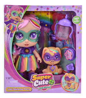 Muñeca Super Cute Fiesta Arcoiris Regi