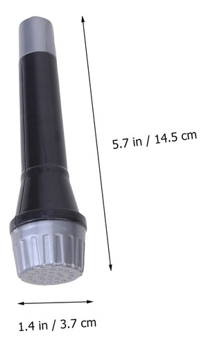 Micrófono De Simulación Negro, 5 Unidades, Juguetes Falsos P