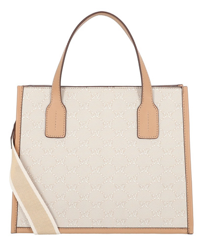 Bolsa Satchel Para Mujer Westies Beige Hbparodiwe