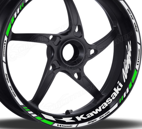 Friso + Adesivo Interno M11 Roda Moto Kawasaki Ninja Zx-10 R