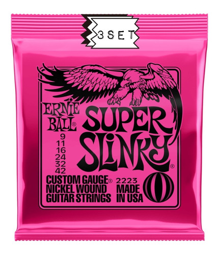 Set De Cuerdas Elect. Ernie Ball 2223 (3 Juegos) Onoffstore