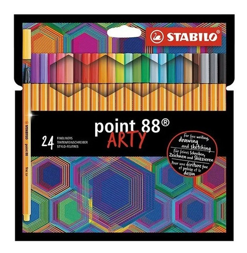 Stabilo Set Marcadores Arty Point 88 X 24 Original (152528)