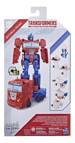 Imagen 5 de 5 de Figura De Acción Transformers Auténticos Optimus Prime 34cm