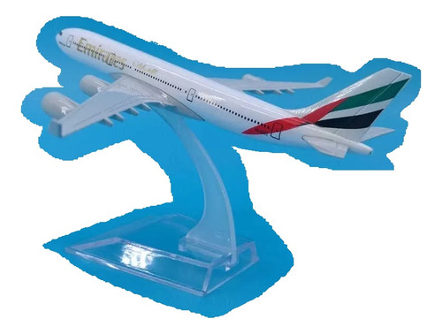 Avión Comercial A Escala A 340 Emirates 1/400 Mide 16 Cm 