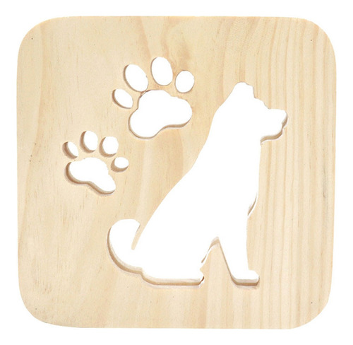 Lámpara De Mesa Led B Night Light Decoration De Madera