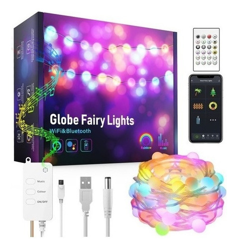 10m Wifi Smart Led Fairy Lights Luz De Tira Impermeável