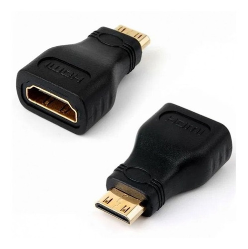 Adaptador Hdmi Hembra A Mini Hdmi Macho 4k Tipo D Oro.