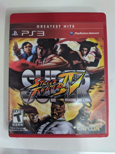 Super Street Fighter Iv 4 Ps3 Mídia Física Playstation 3