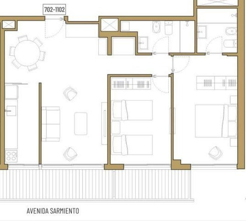 Imagen 2 de 10 de Apartamento En Venta De 2 Dormitorios En Pocitos (ref: Bch-302)