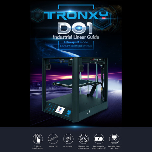 Tronxy D01 Alta Precisión Impresora 3d Silencioso Placa Base