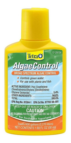 Eliminador De Alga Tetra Algae Control 50 Ml Trata 2270 Lts