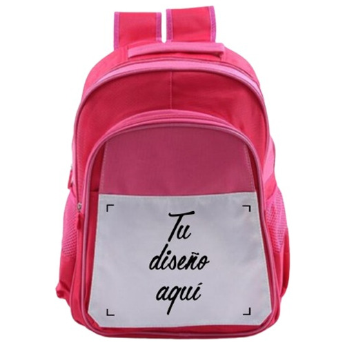 Mochila Rosada Personalizada 