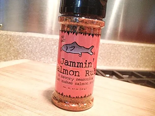 Mom's Gourmet Spice Blends, Jammin' Salmon Rub, 4.5 Onzas