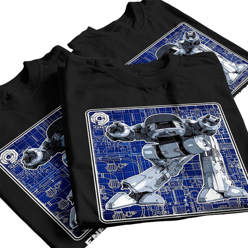 Imagen 4 de 6 de Remera Algodón Robocop 7