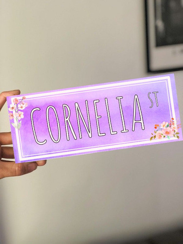 Taylor Swift Placa Colgante Cornelia Street Varios Modelos