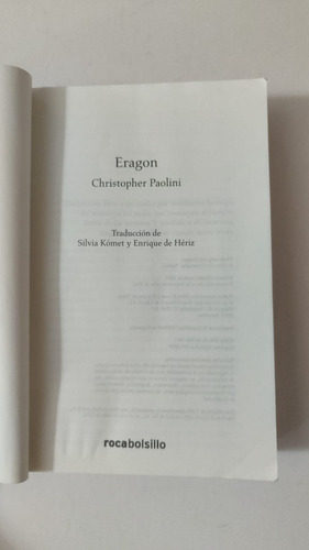 Eragon-christopher Paolini-editorial Rocabolsillo-(67) (Usado)