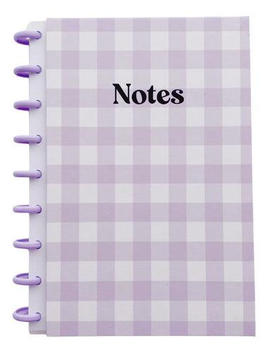 Libreta De Discos Frances Bullet Journal Puntos Notes Morado