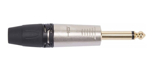 Ficha Conector Para Armar Cable Plug 6.3mm Mono Fundido