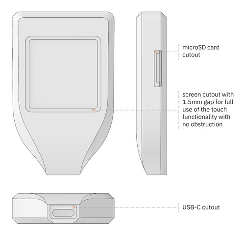 Trezor Model T Funda Silicona Hardware Wallet Camo Original