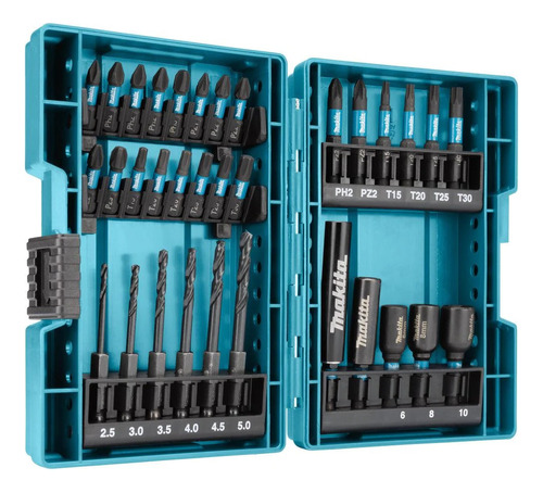 Set De Puntas Y Dados 35pzas Impact Black B-66880 Makita